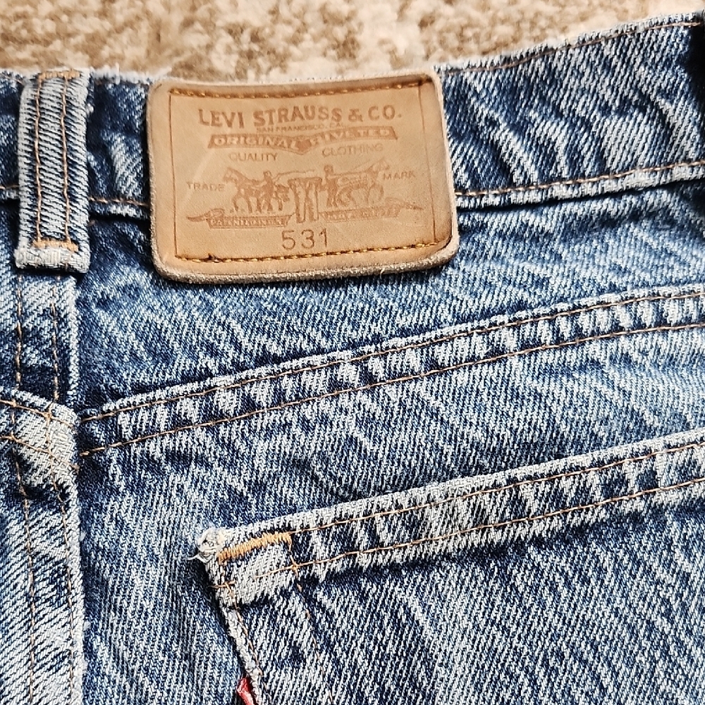 Vintage Levi's High Rise 531 Blue Jeans Classic Denim